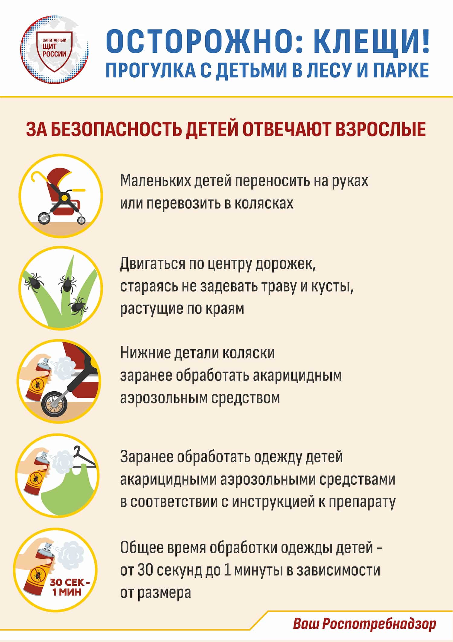 Осторожно, клещи!